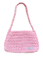 Aysha Stitch Solid Colour Bag - Baby Pink