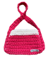 Aysha Stitch Multicoloured Bag - Pink & White