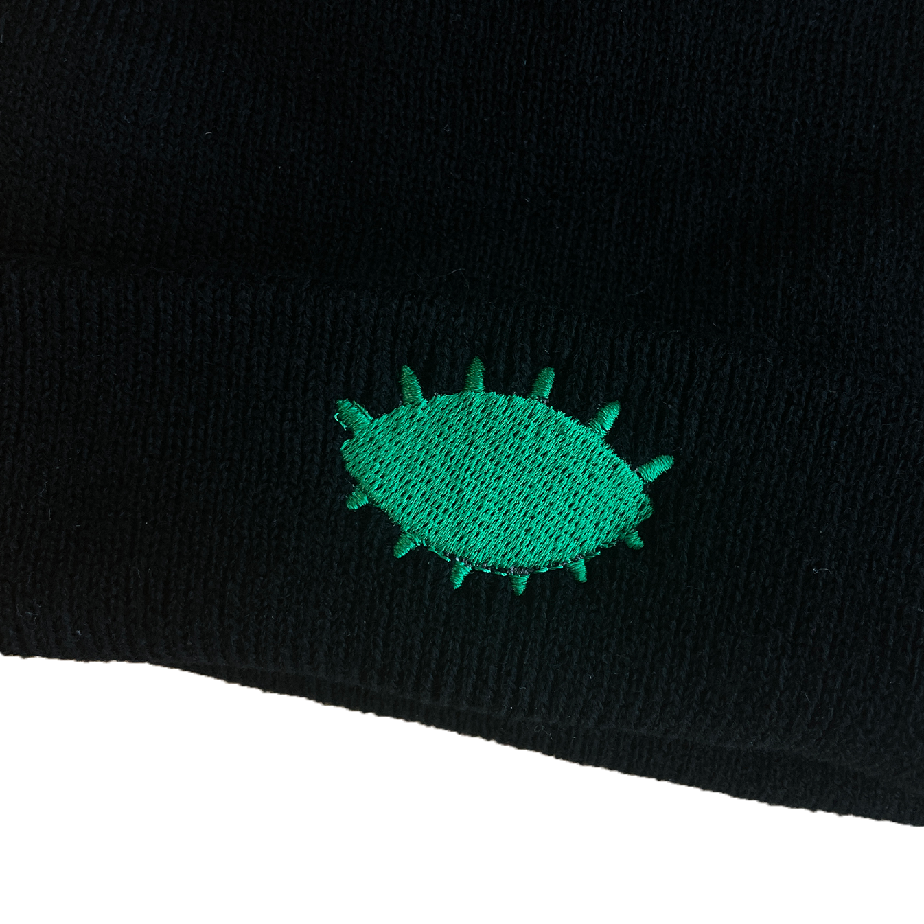 areweawake green eyecon beanie