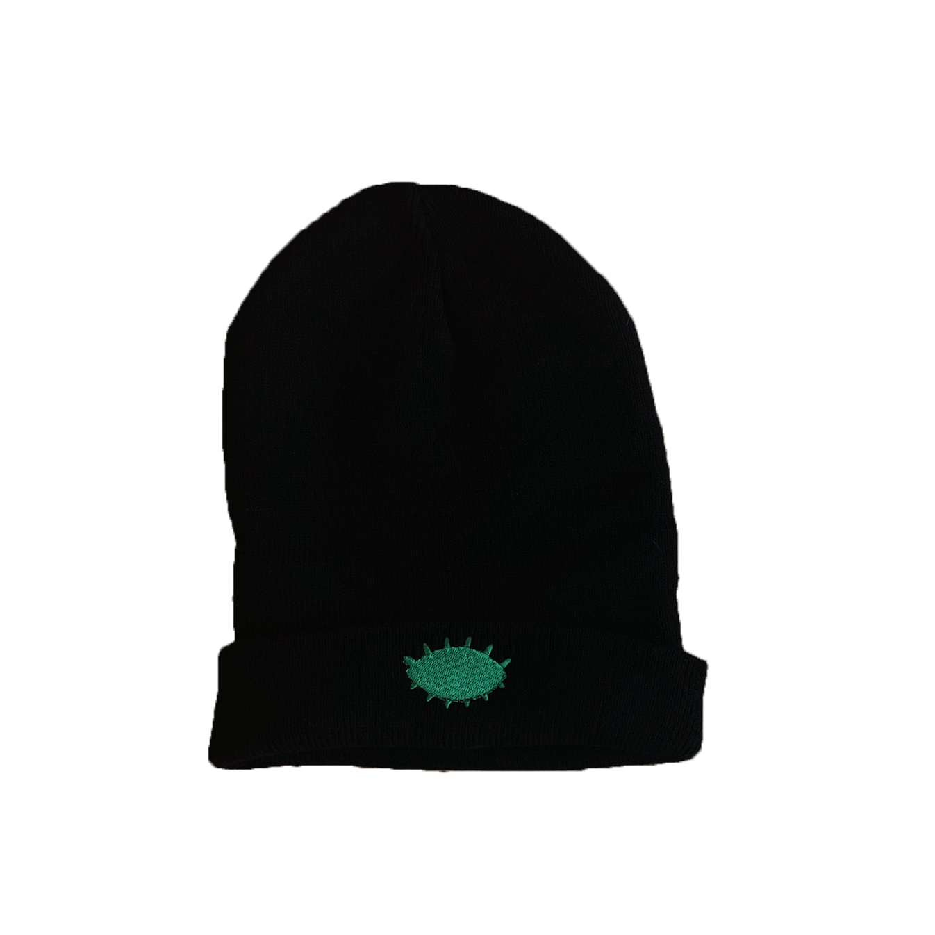 areweawake green eyecon beanie