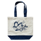 Moon and Stars canvas tote bag by Airbrush