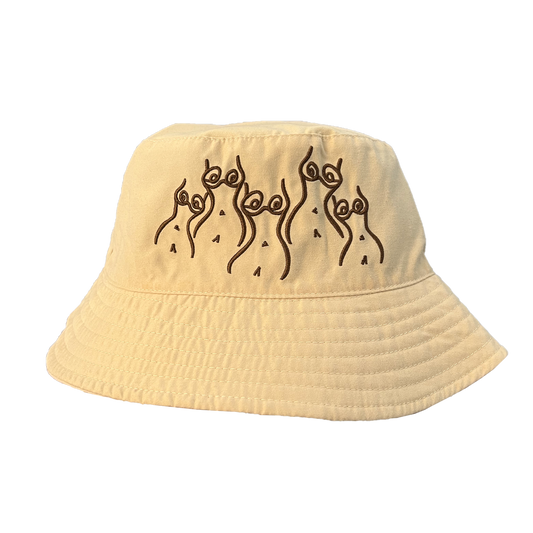 'Nude' Reversible Bucket Hat