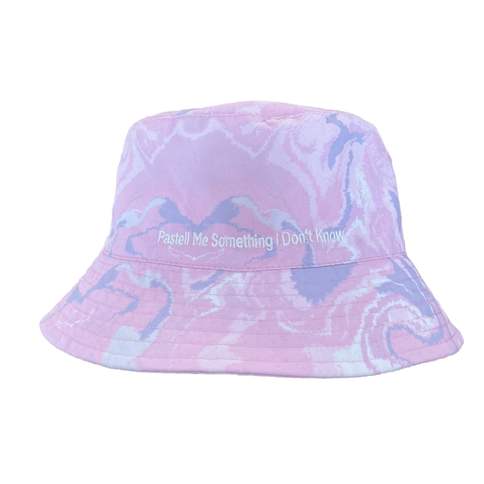 'Pastell Me Something I Don't Know' Reversible Bucket Hat