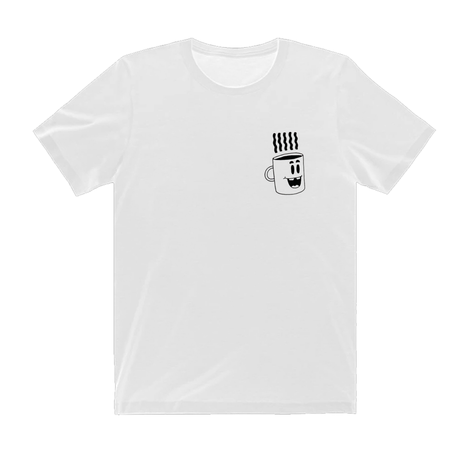 Papercup - Happy Caffeine Tee (White)